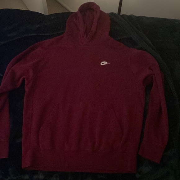 Nike Other - Maroon Nike Sportswear Club Fleece Hoodie